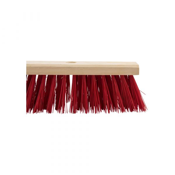 Broom nylon red 29 cm.