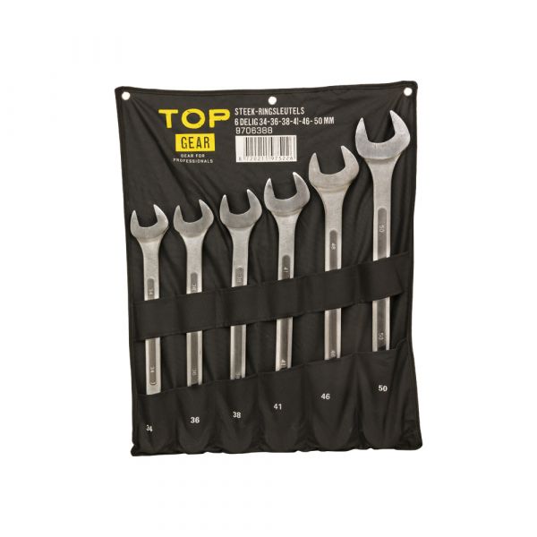 TOPGEAR TOPGEAR Stab Ring Keys 6-delt 34-50 mm.