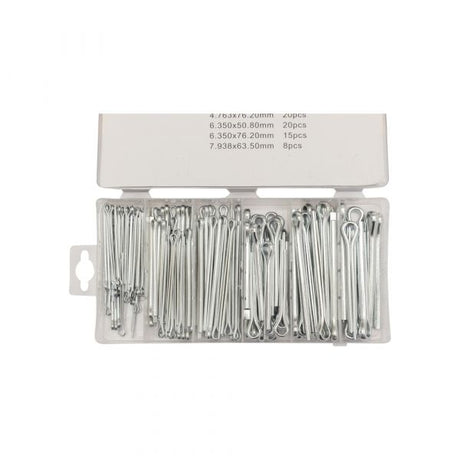 Topgear split pins assortment 144 pieces