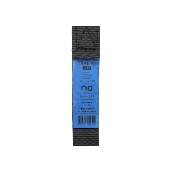 Lashing strap 25 mm HQ 250 kg.