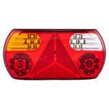 Solas cúil 32 triantán LED ar chlé
