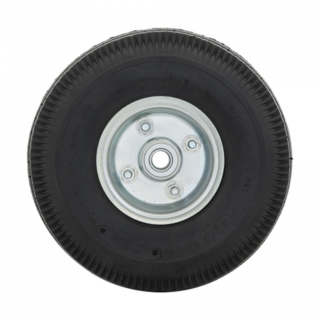 Roue 4,10x3,50 trou d'axe 16 mm. pneumatique