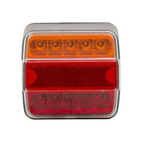 Trailergear TRAILERGEAR Achterlicht 10x10cm. LED KLEUR