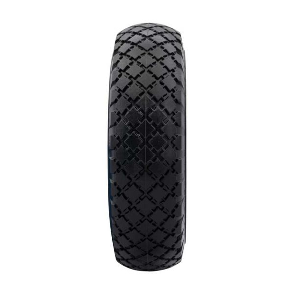 Wheel 300x4, anti-leak plastic gray rim