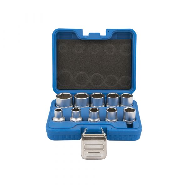 Socket set 1/2-inch 10-piece