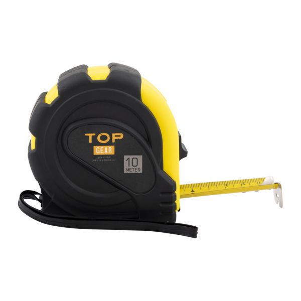 Topgear TOPGEAR Rolbandmaat 10 mtr, rubber grip blister