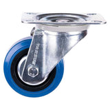 Tarsus swivel castor 80 mm. blue