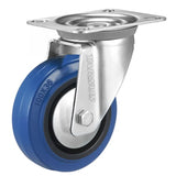 Tarsus swivel castor 100 mm. blue