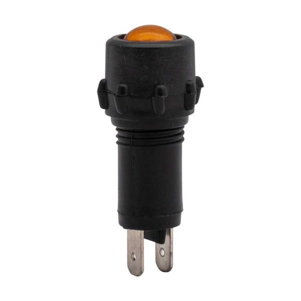 Indicator light LED orange.