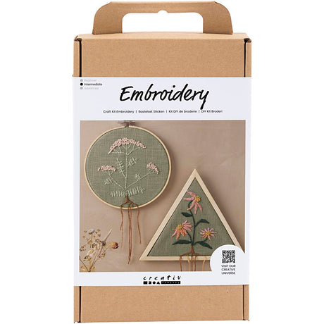 Firma Creativ Hobbyset haft haft zakurzona zielona rama haftowa