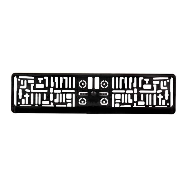 License plate holder Black EU