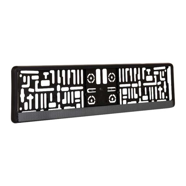 License plate holder carbon