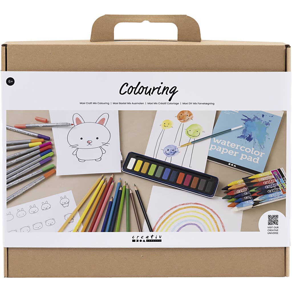 Creativ company maxi creative box color, drawing, 1 box