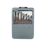 Cobalt drill bit set, 19-pc.