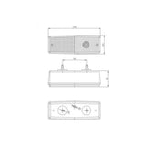 AC TALLIGHT REPRO L = r 195x65 mm.