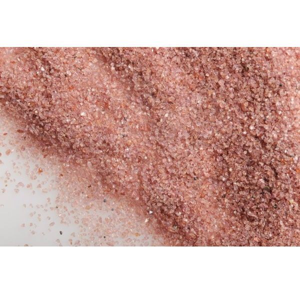 Abi blasting grit bucket 12.5 kg red 0.2-0.6 mm