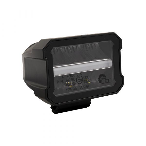 Sram headlight work lamp with position lamp