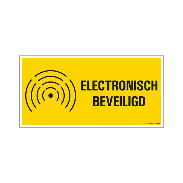 Electronically secured board - 150x300 mm.