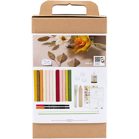 Firma Creativ Hobbyset Crepe Paper Flowers Bukiet