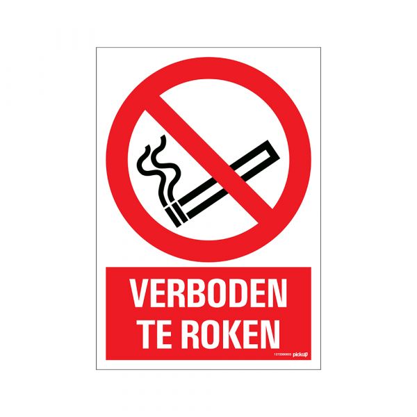 No smoking sign - 230x330 mm.