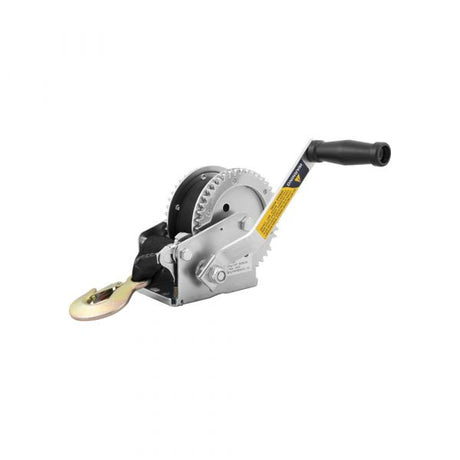 Hand winch HQ with strap 907 kg.