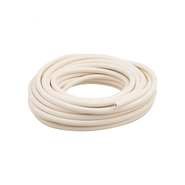 Household cable 3x1.0 white 10 meters.