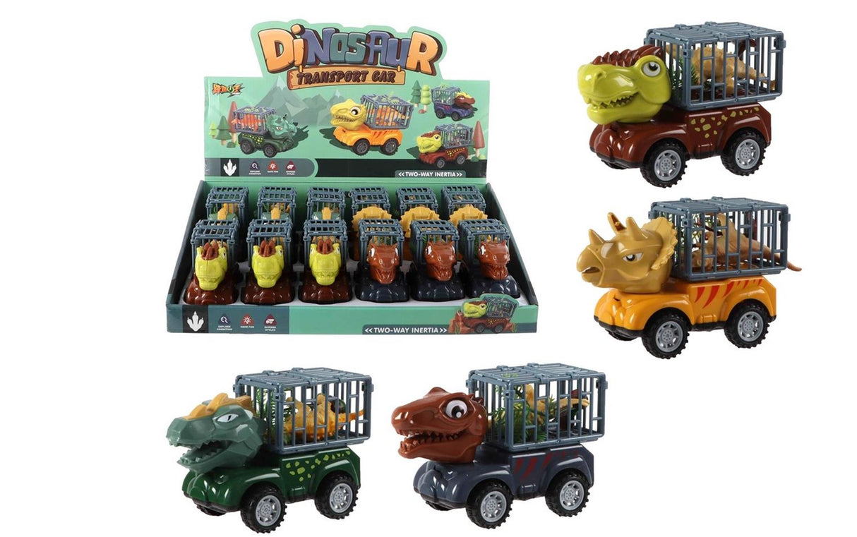 Dino teherautó 12,5 cm dinóval
