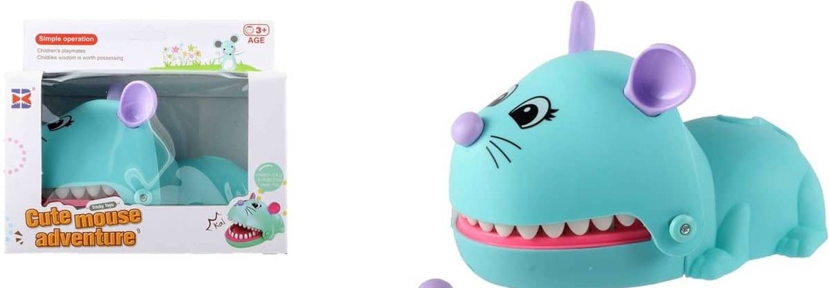 Teeth game with snapping mouse green
