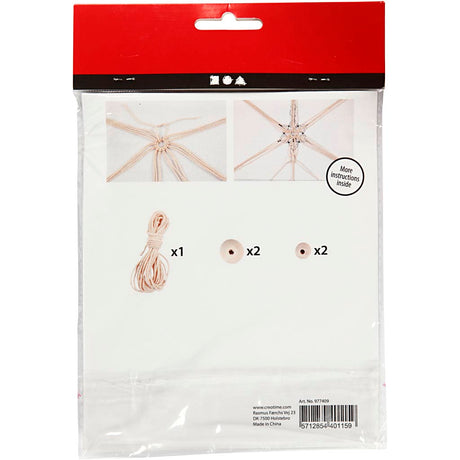 Podjetje Creativ https: www.cchobby.nl creative-mini-kit-macrame-sneeuwflok-h-10-cm-1-doos