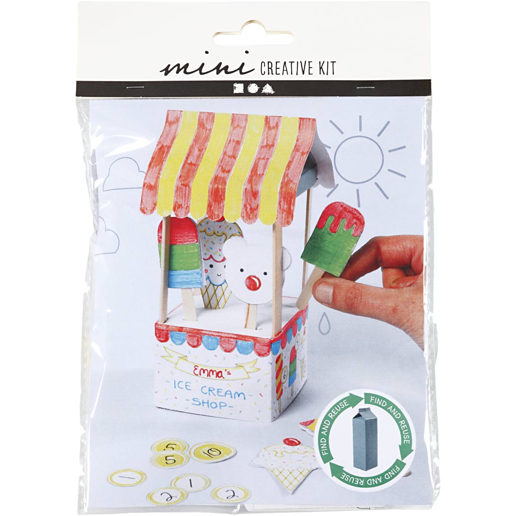Https: www.cchobby.nl creative-mini-kit-milk carton-icecream parlor-1-box