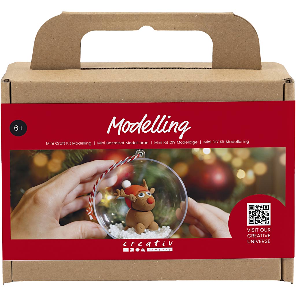 Creativ company mini hobbyset skulptering, renar, 1 box
