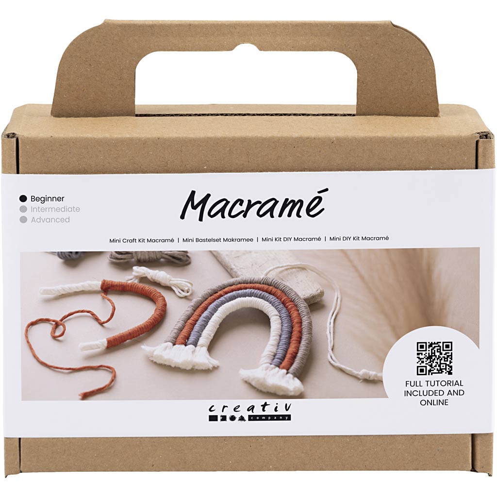 Firma Creativ Mini Hobbyset Macrame Rainbow