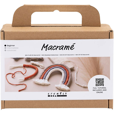 Firma Creativ Mini Hobbyset Macrame Rainbow