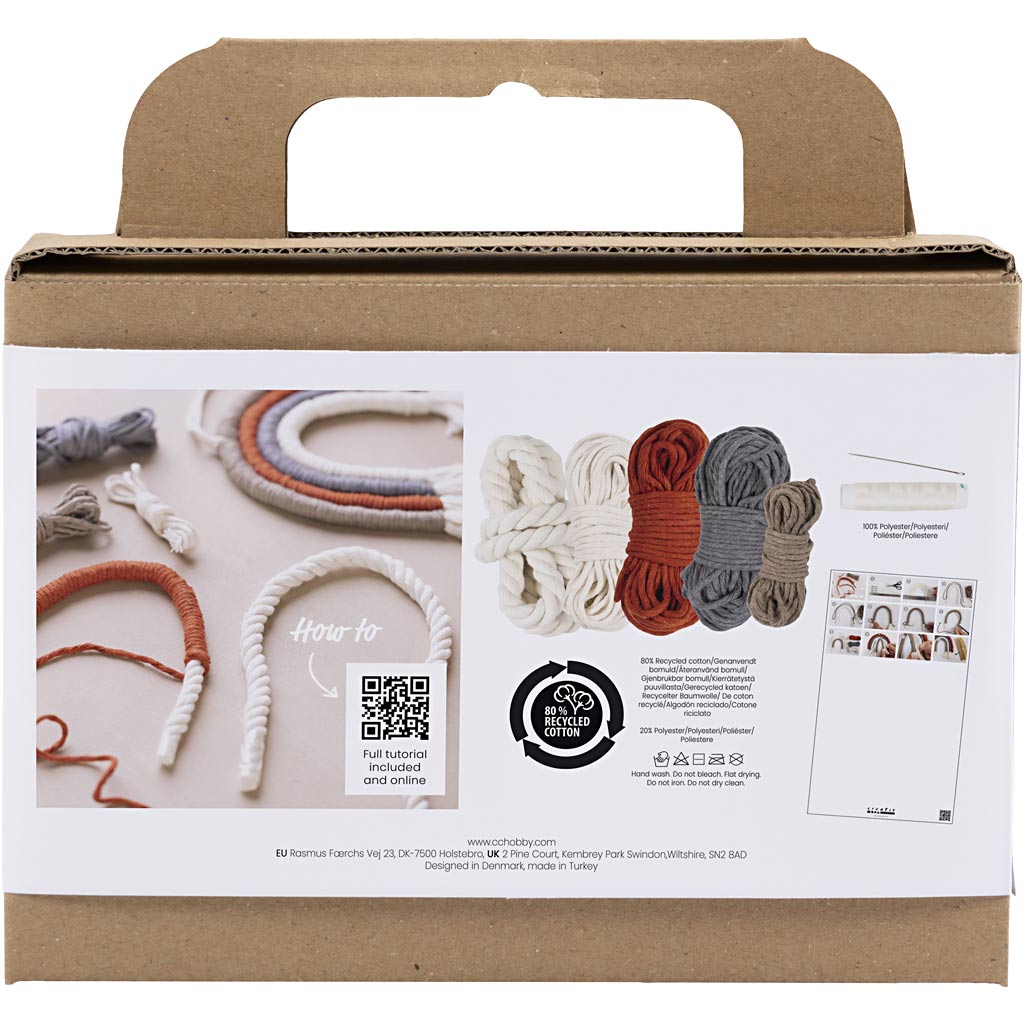 Firma Creativ Mini Hobbyset Macrame Rainbow
