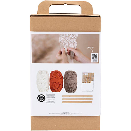 Creativ Company hobby set macrame plant hanger