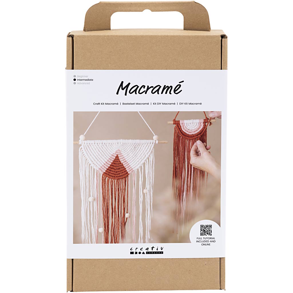 Creativ company https: www.cchobby.nl hobbyset-macrame-wall-decoration-1-box