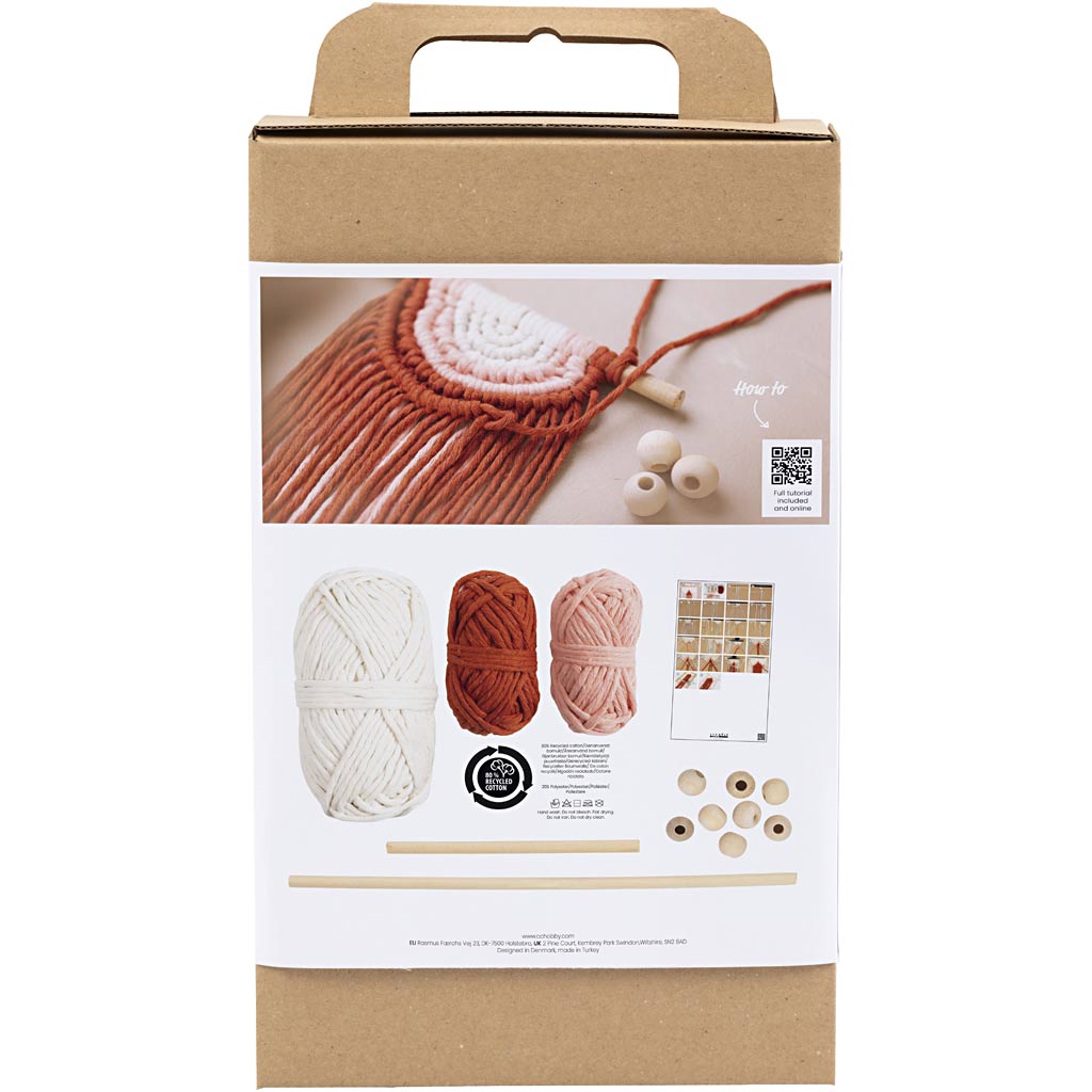 Creativ company https: www.cchobby.nl hobbyset-macrame-wall-decoration-1-box