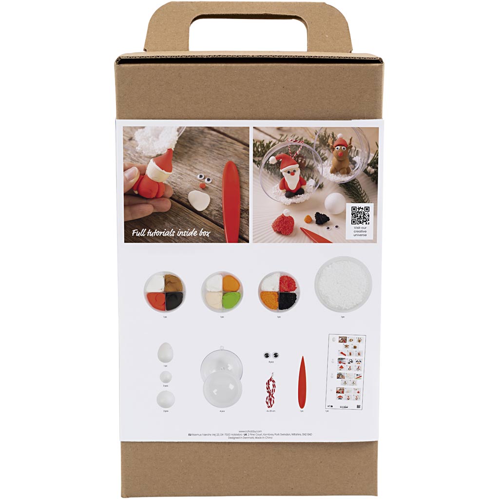 Creativ company hobby set Christmas balls, modeling, 1 box