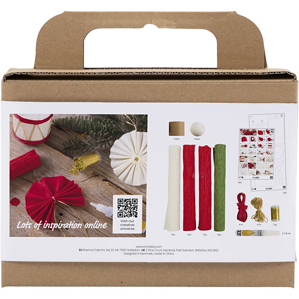 Creativ company hobby set crepe paper, 1 box