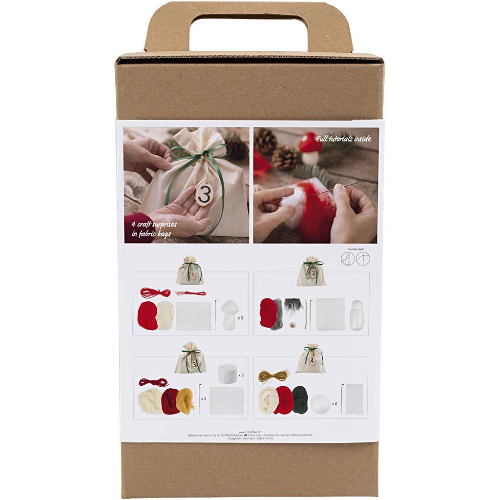 Creativ company felt advent calendar, 1 box