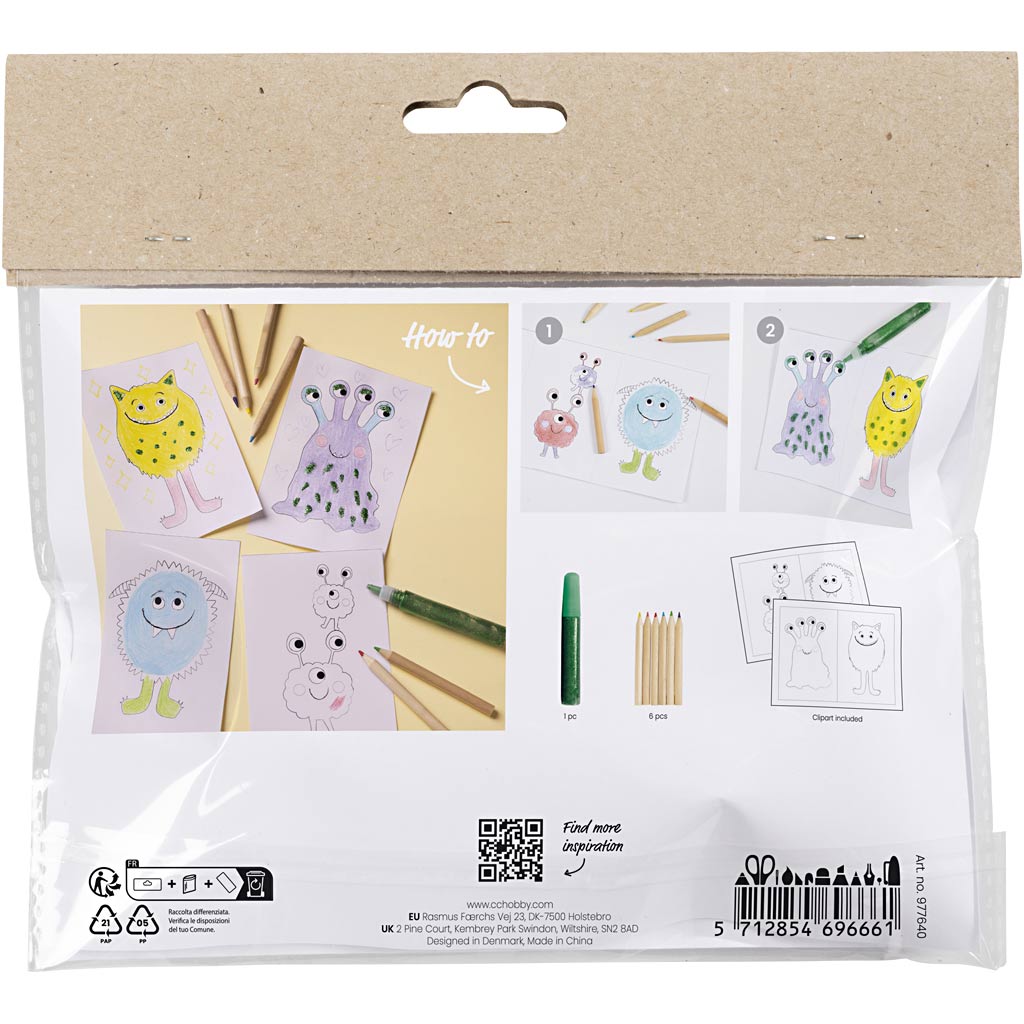 Https: www.cchobby.nl mini-craft-kit-colour-monster-assorted-colours-1-box