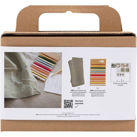 Creativ Company Mini Hobbyset Hafter Servet Dusty Green