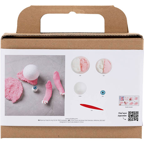 Creativ Firma Mini Hobby Set Sculpting, Monster Sally, hellrosa, 1 Këscht