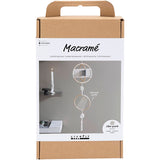 Creativ company hobby set macramé, mobile, gray, off white, 1 box