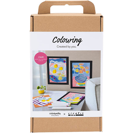 Creativ company hobby set colors, painting by numbers, highlighters, 1 box