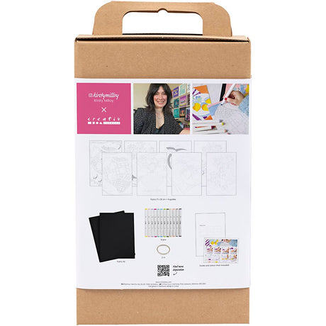 Creativ company hobby set colors, painting by numbers, highlighters, 1 box