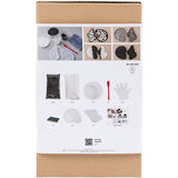 Creativ company resin casting hobby set, conch shell, black, white, 1 box