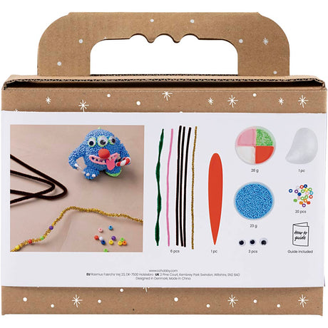 Mini zestaw hobbystyczny firmy Creativ do rzeźbienia, potwór renifer, różne kolory, 1 pudełko