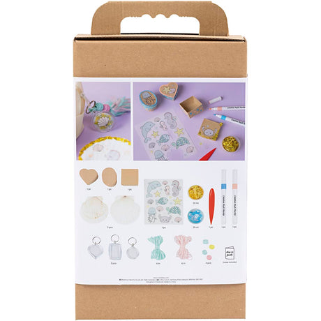 Creativ company mini hobby set - shells and key rings