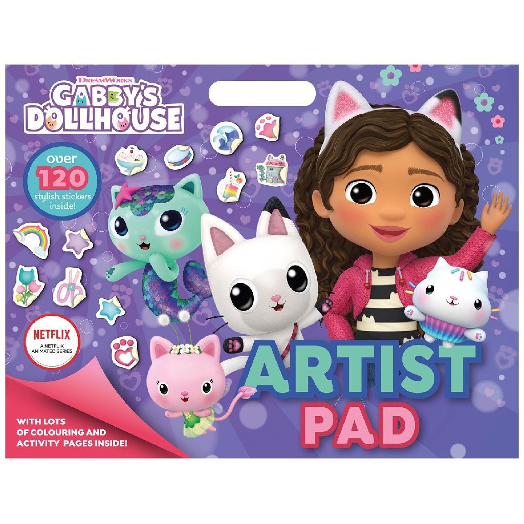 Gabby's dollhouse activity book